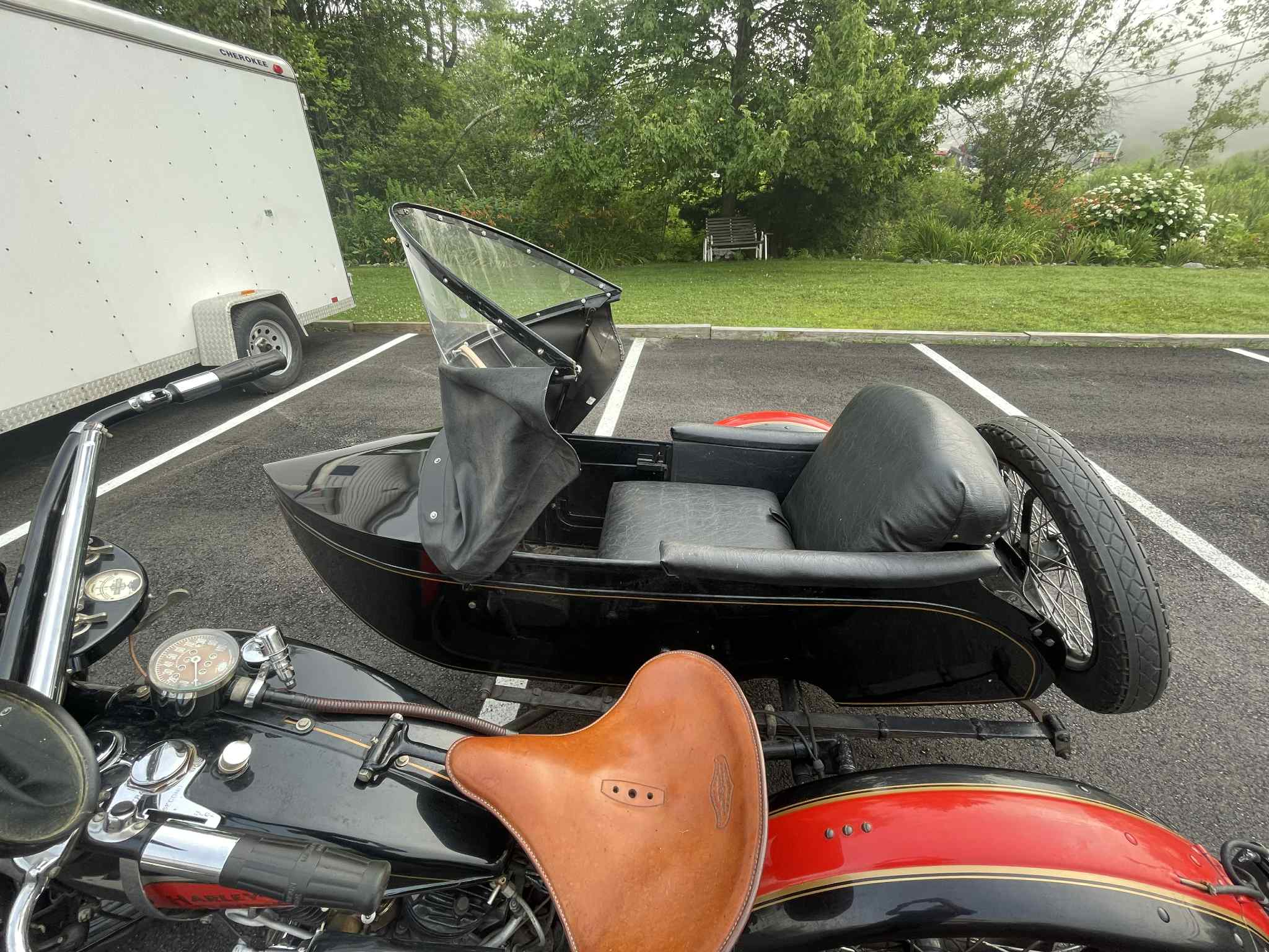 SOLD - 1933 Harley Davidson VLE with Sidecar - Steve McQueen