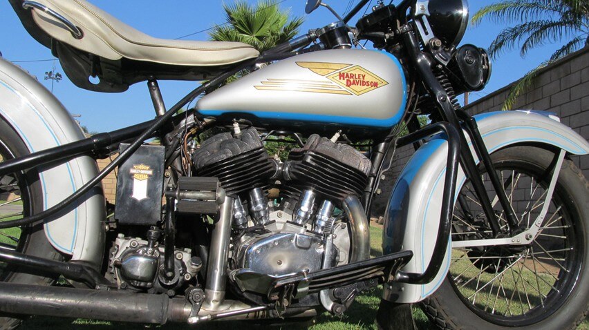 SOLD - 1934 Harley VLD — Sucher Collection - SOLD