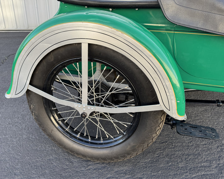 1936 Harley Davidson VH - Rare - 80" - Police Model with Sidecar