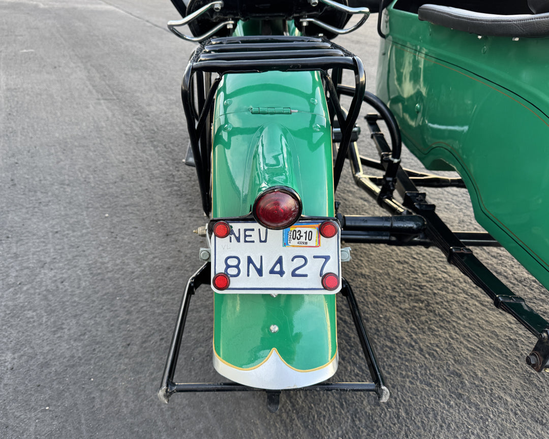 1936 Harley Davidson VH - Rare - 80" - Police Model with Sidecar