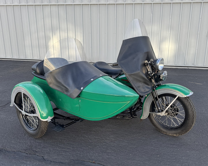 1936 Harley Davidson VH - Rare - 80" - Police Model with Sidecar