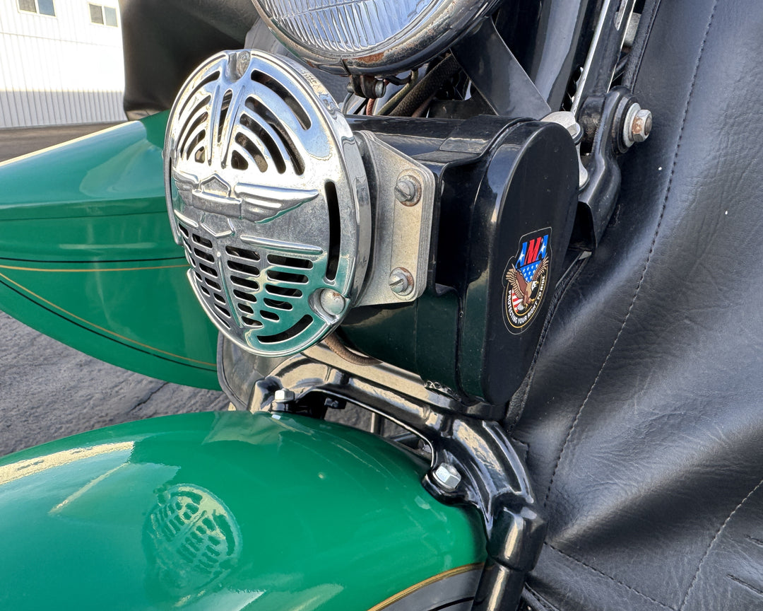 1936 Harley Davidson VH - Rare - 80" - Police Model with Sidecar