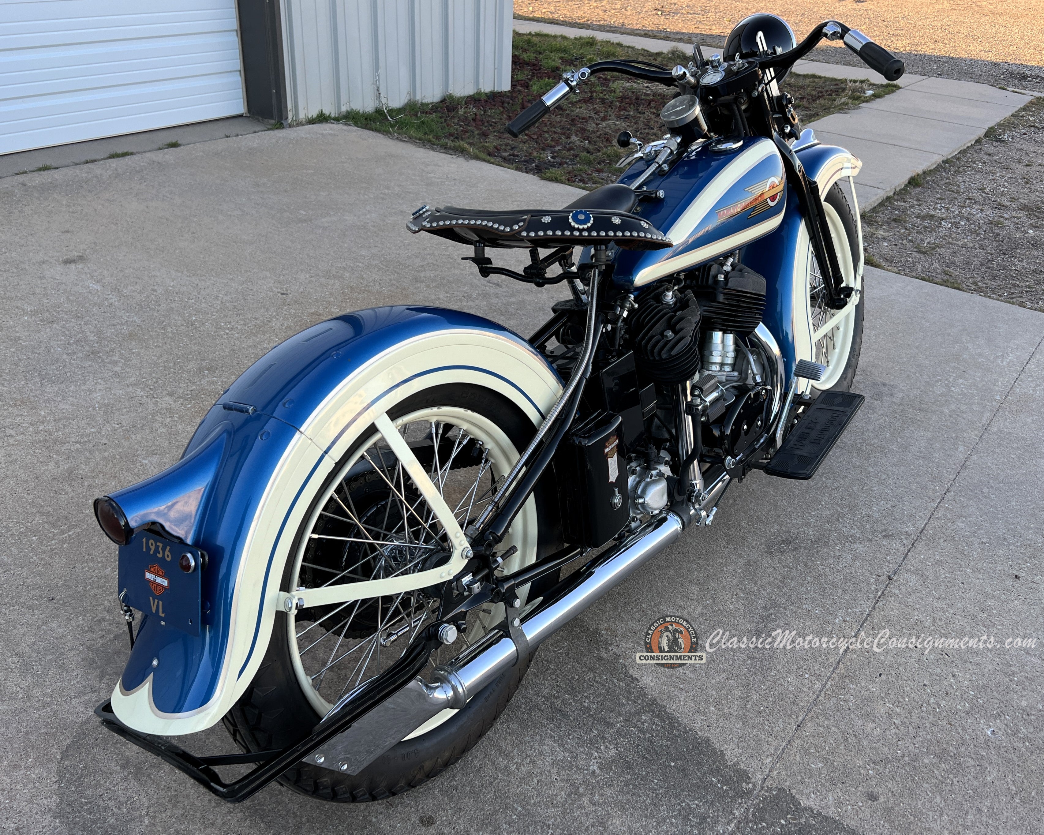 1936 Harley Davidson VLD – Classic Motorcycle Consignments