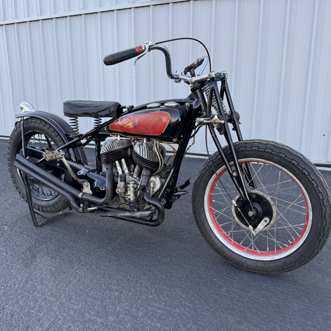 SOLD - 1937 Indian Scout Racer - California History - SOLD