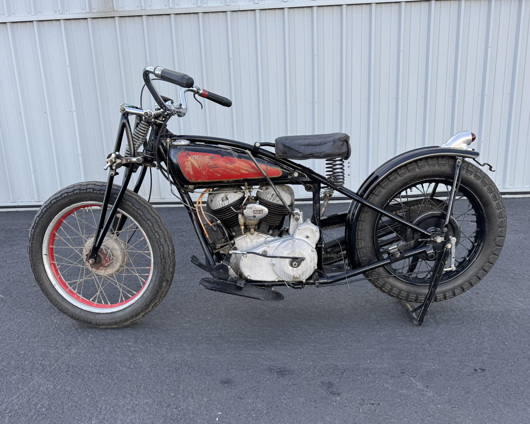 SOLD - 1937 Indian Scout Racer - California History - SOLD