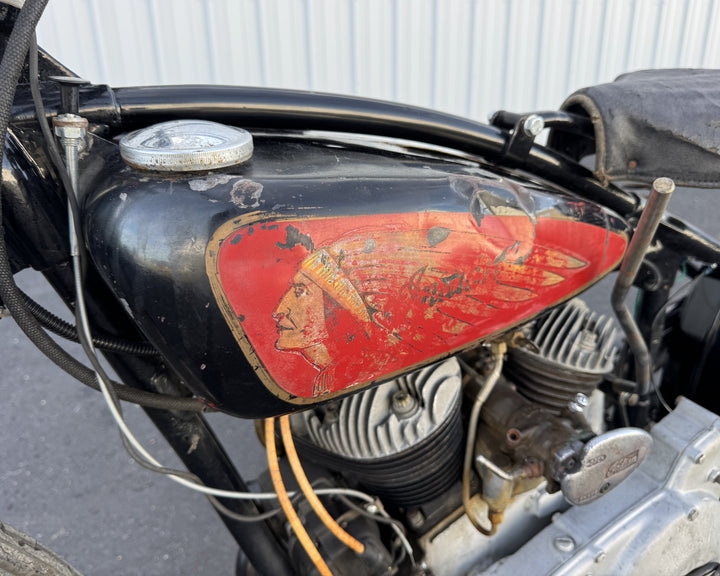 SOLD - 1937 Indian Scout Racer - California History - SOLD
