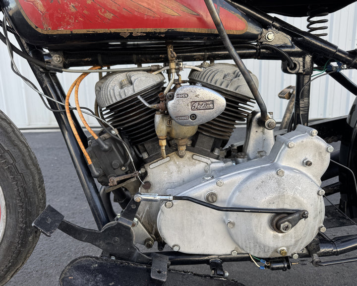 SOLD - 1937 Indian Scout Racer - California History - SOLD