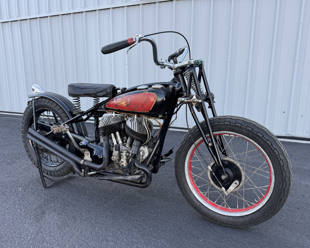 SOLD - 1937 Indian Scout Racer - California History - SOLD