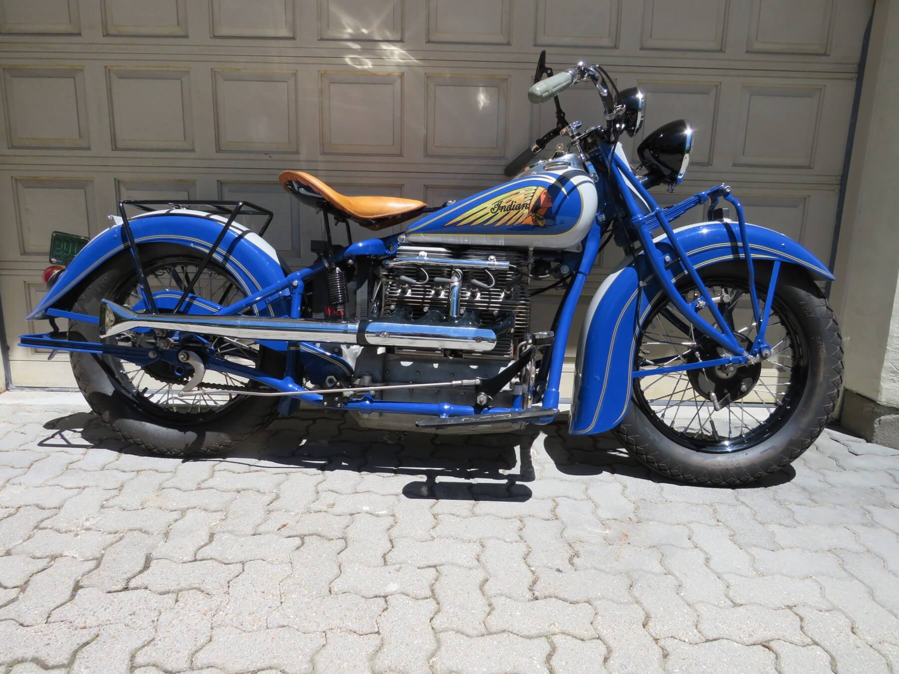 INDIAN 1938 Indian Four – Castoro Col — SOLD – Classic Motorcycle