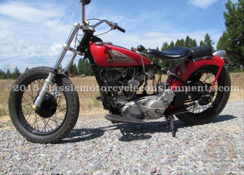 1941 Indian 640 Scout Bobber Motorcycle  SOLD!!