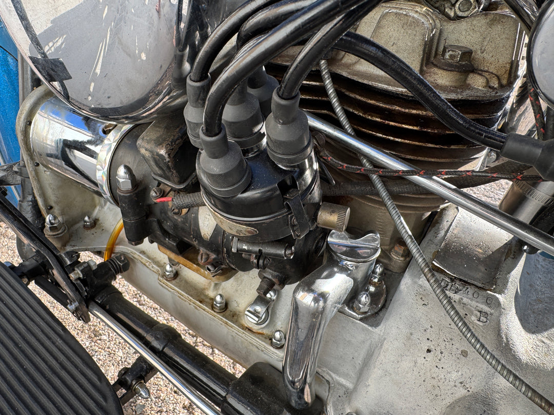 1942 Indian Four Cylinder Motorcycle - Running - Riding - Title