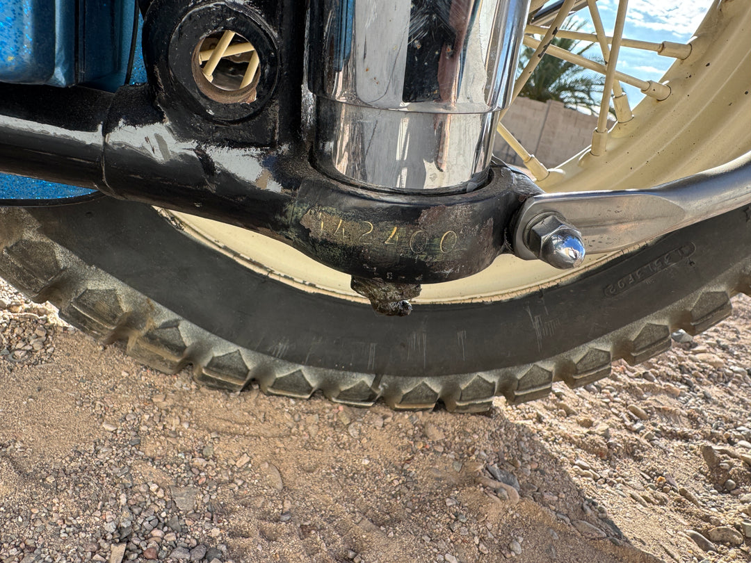 1942 Indian Four Cylinder Motorcycle - Running - Riding - Title