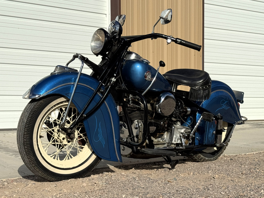 1942 Indian Four Cylinder Motorcycle - Running - Riding - Title