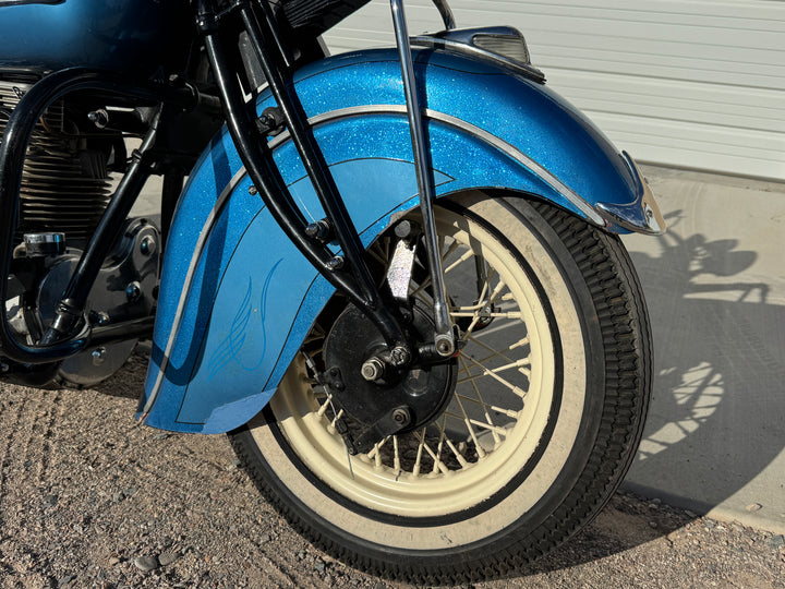 1942 Indian Four Cylinder Motorcycle - Running - Riding - Title