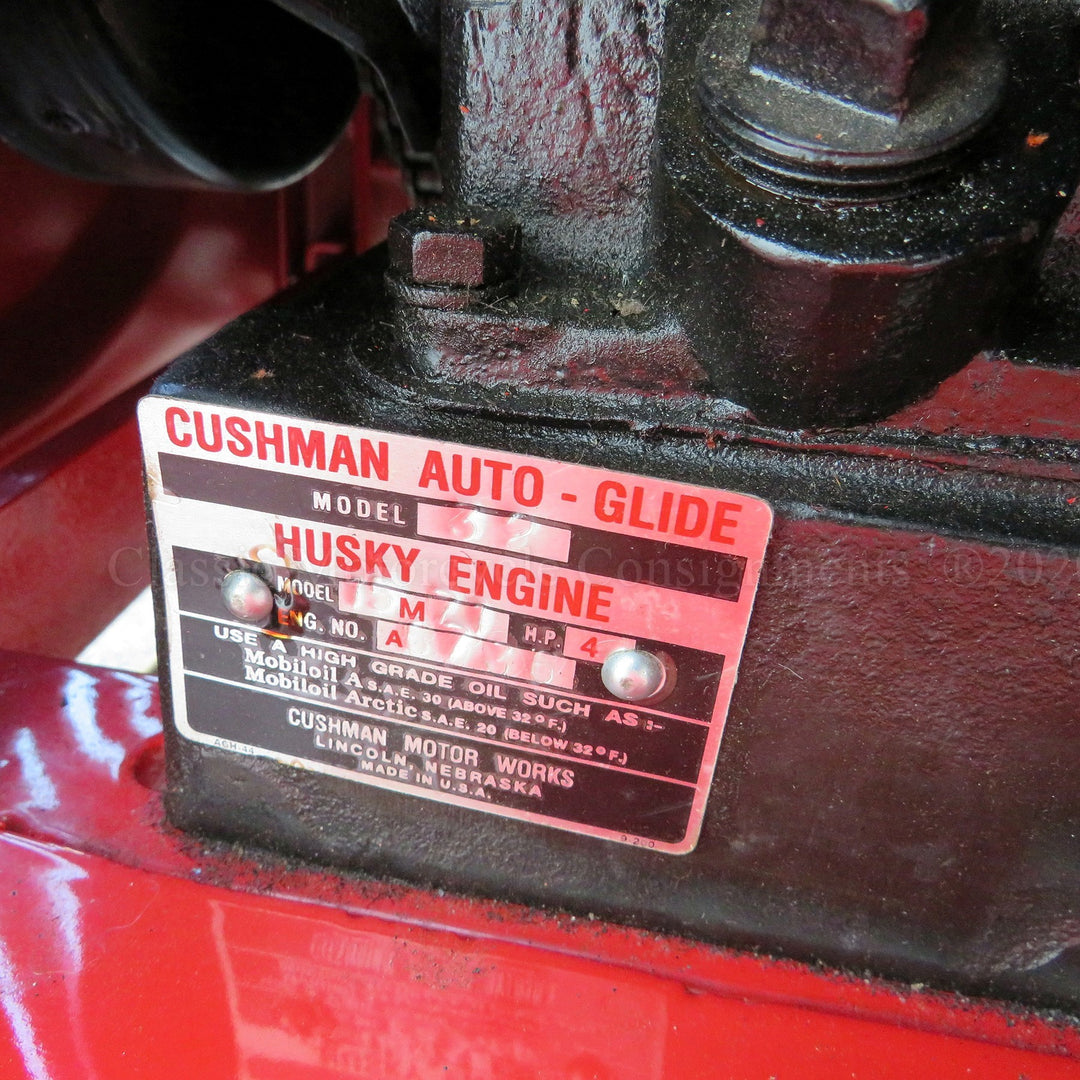 Vintage Cushman Gas Engine Decal - Hit & Miss Motor Decal From Lincoln, Nebraska