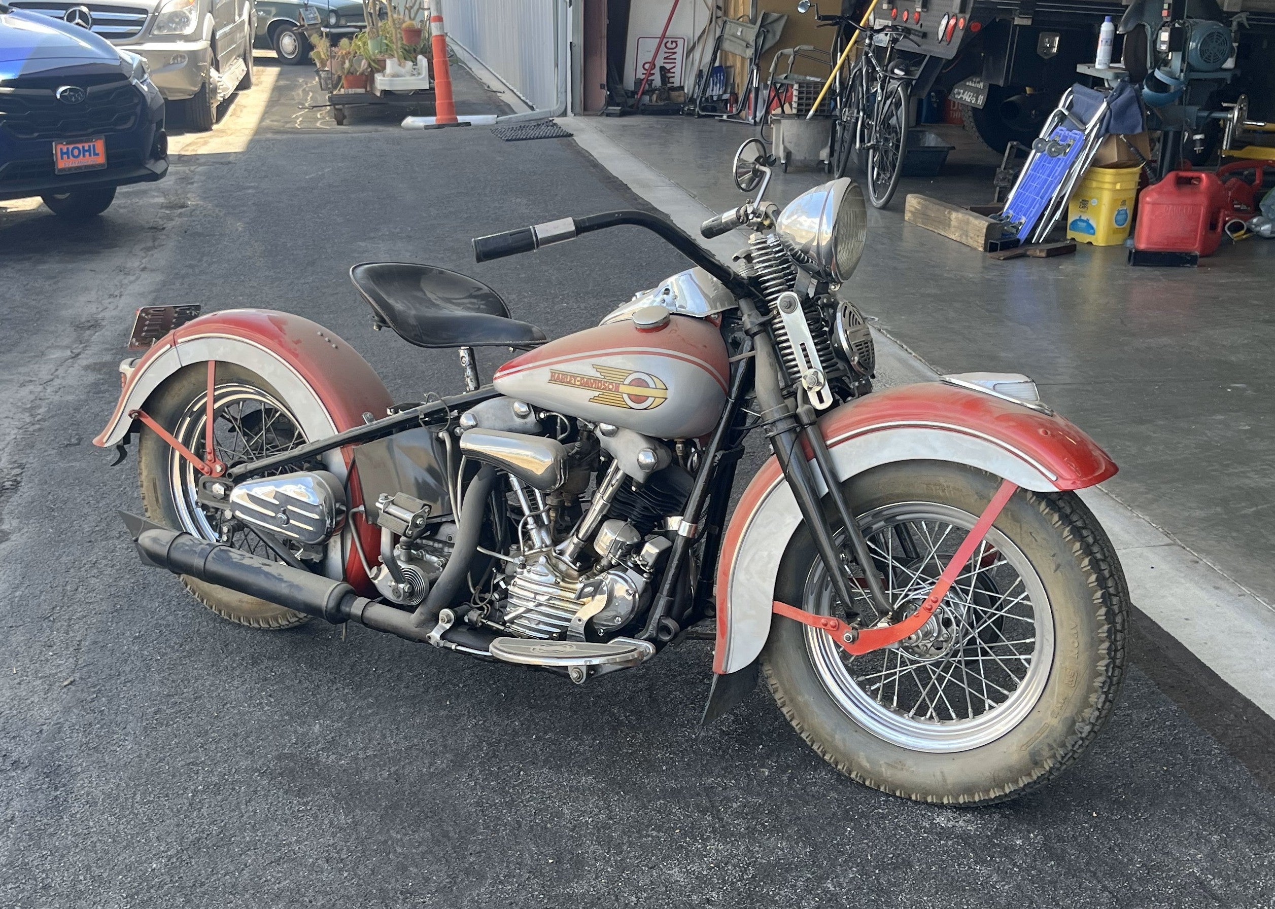 Sold - 1945 Harley Davidson EL Knucklehead - Sold – Classic