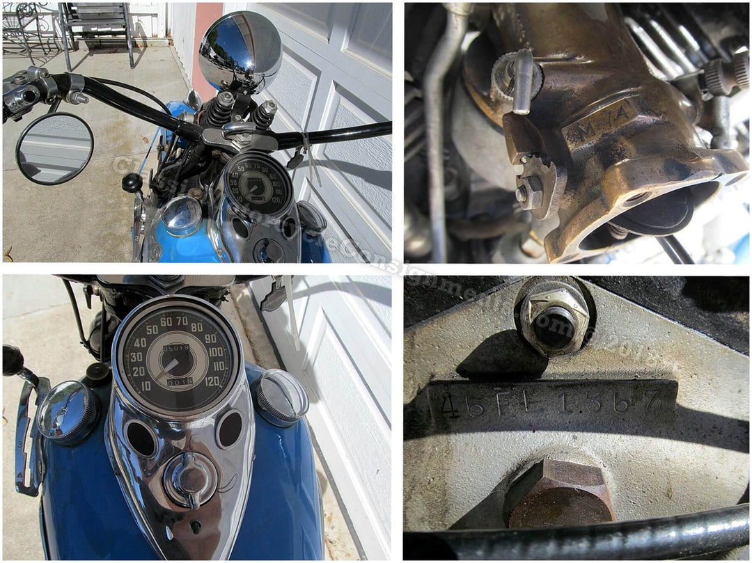 1946 Harley Davidson FL Knucklehead  SOLD!!