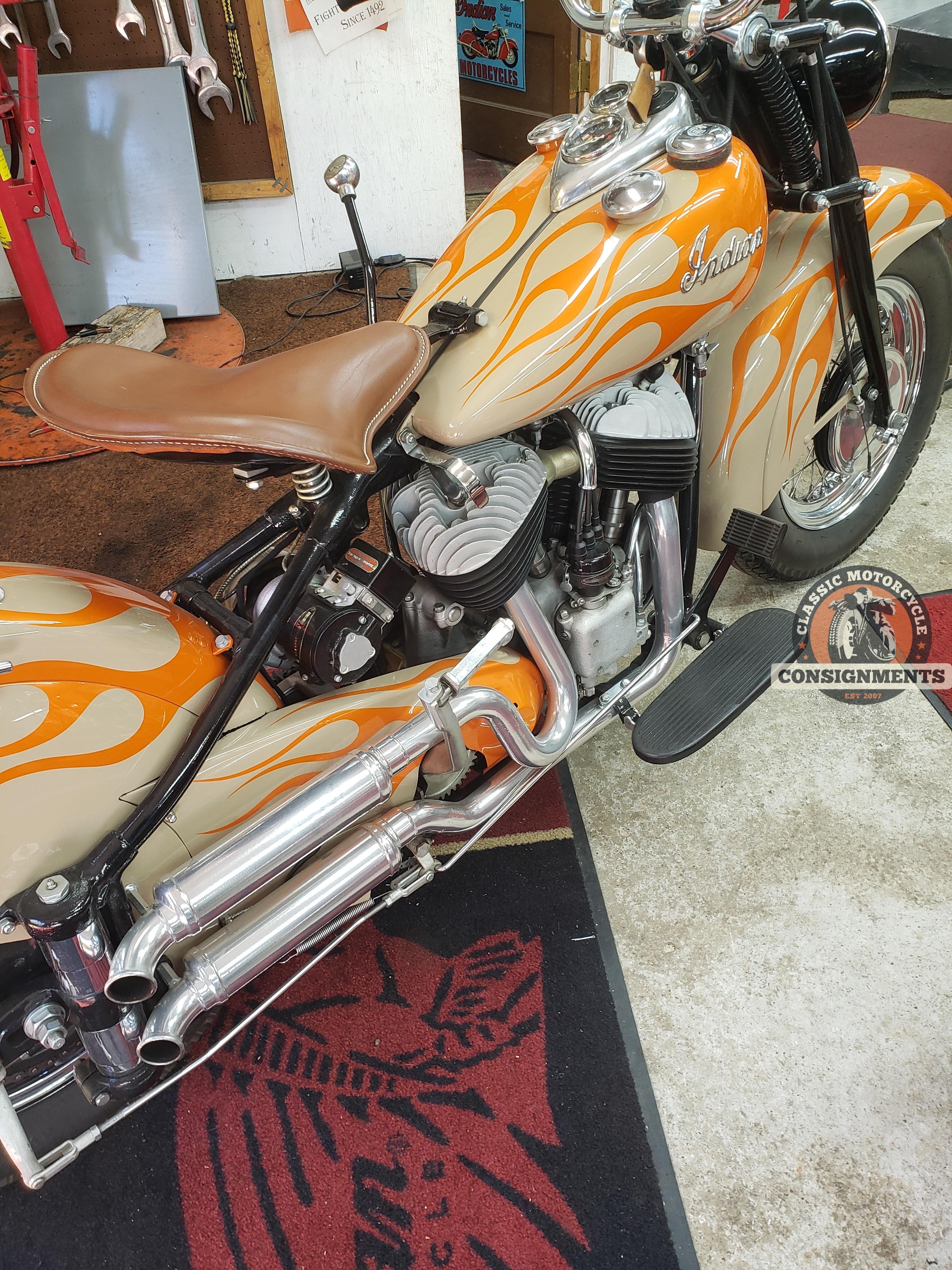 Indian Chief ヴィンテージ バイク ブレーキレバー 右 1947 1947 INDIAN CHIEF 80” BOBBER – Classic Motorcycle Consignments
