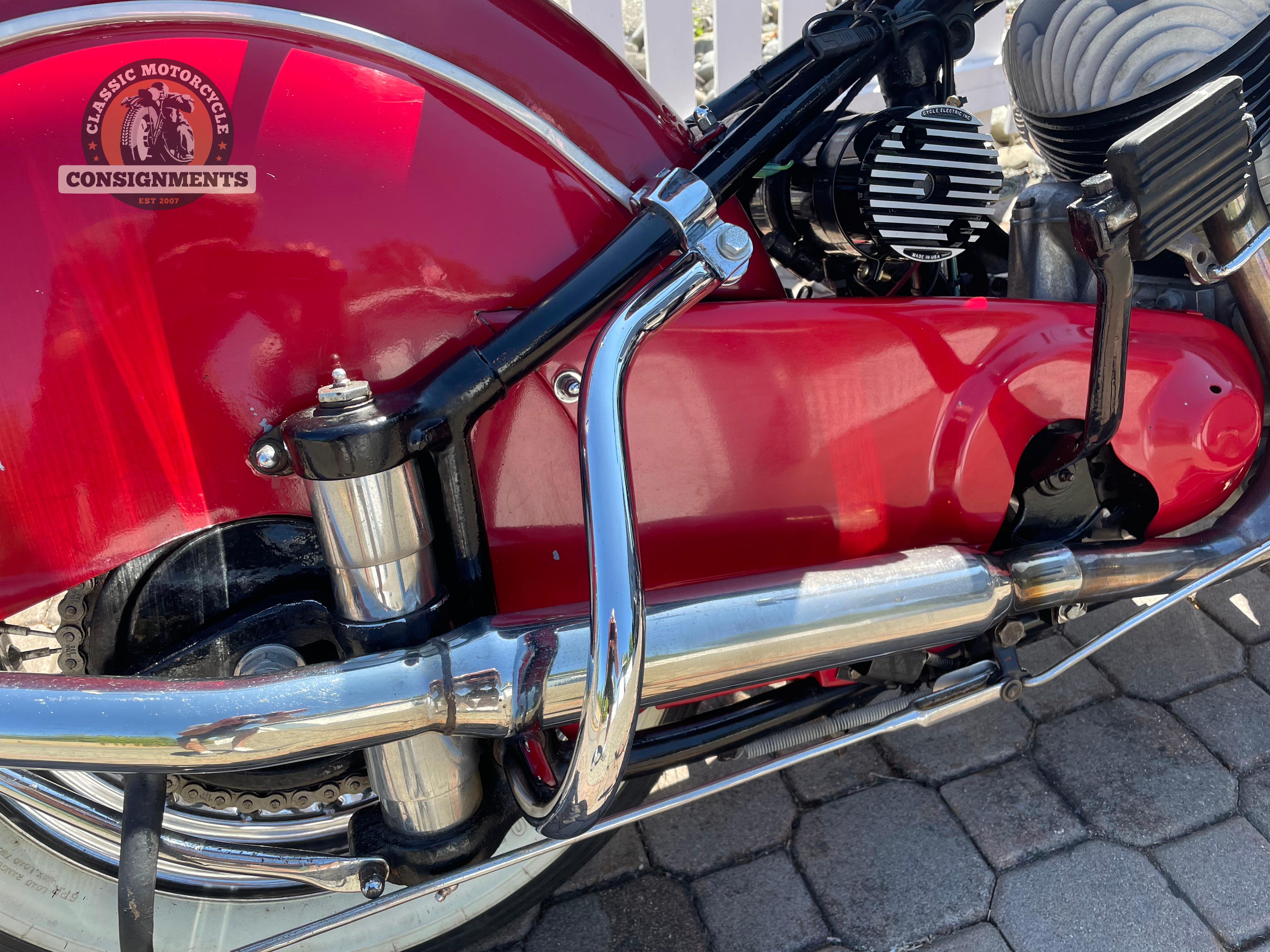 SOLD - 1947 INDIAN CHIEF VESTAL - SOLD – Classic Motorcycle