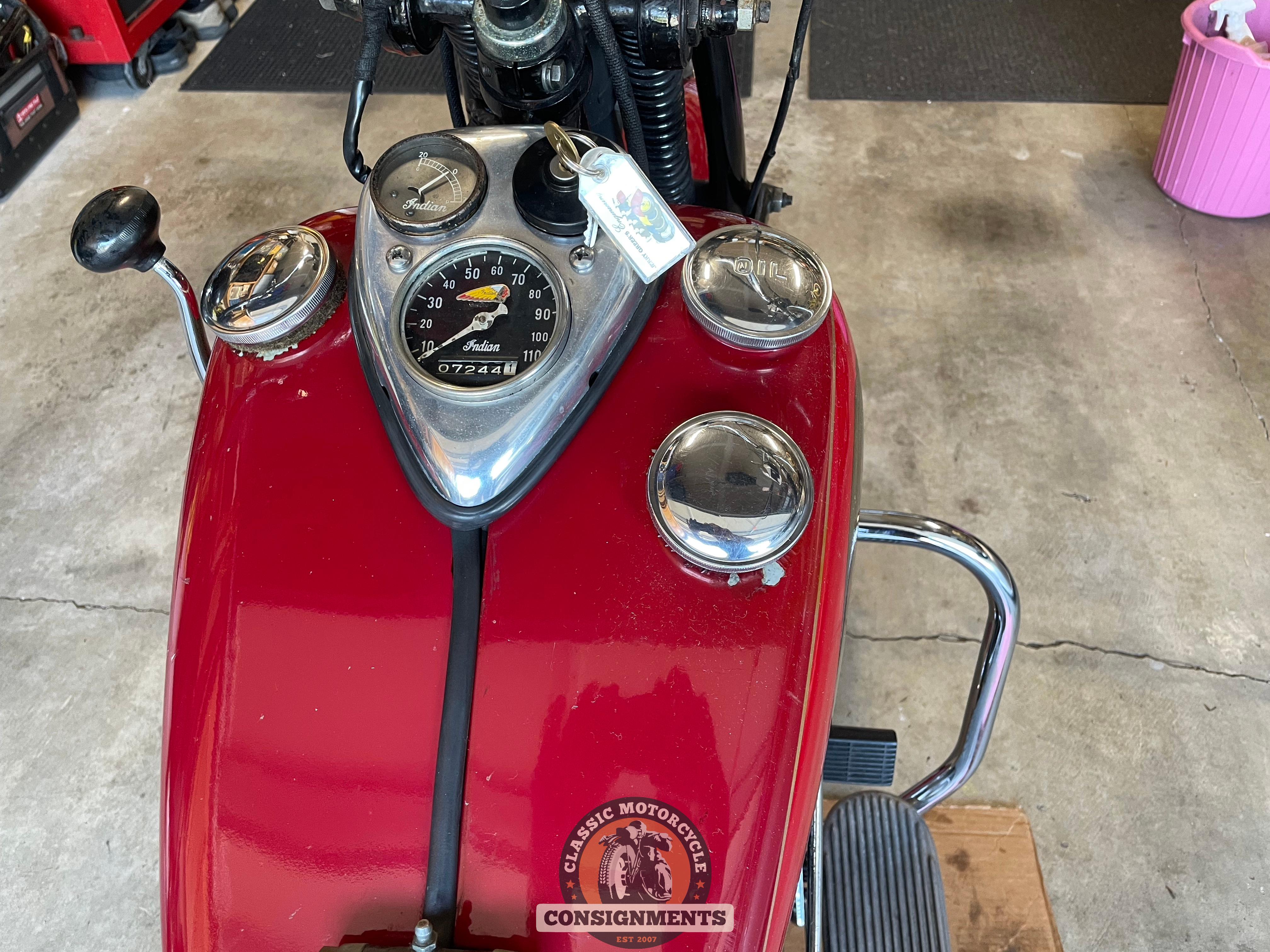 SOLD - 1947 INDIAN CHIEF VESTAL - SOLD – Classic Motorcycle