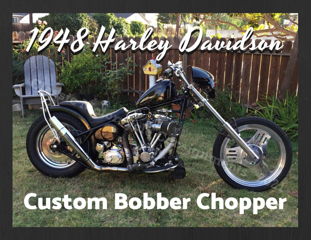 1948 Harley Davidson Custom Bobber Chopper – Classic Motorcycle