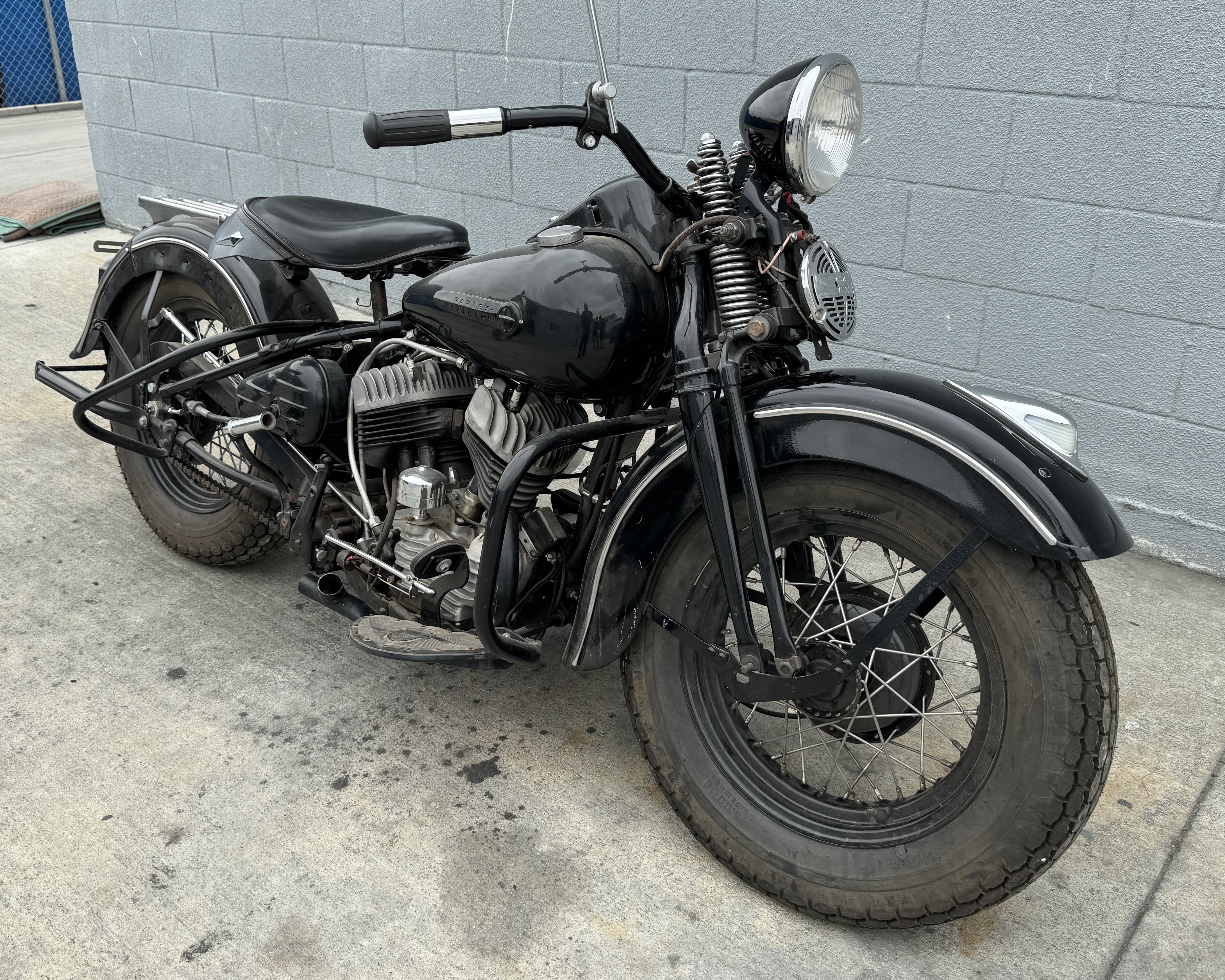 Sold - 1948 Harley Davidson WL Sport Solo 45