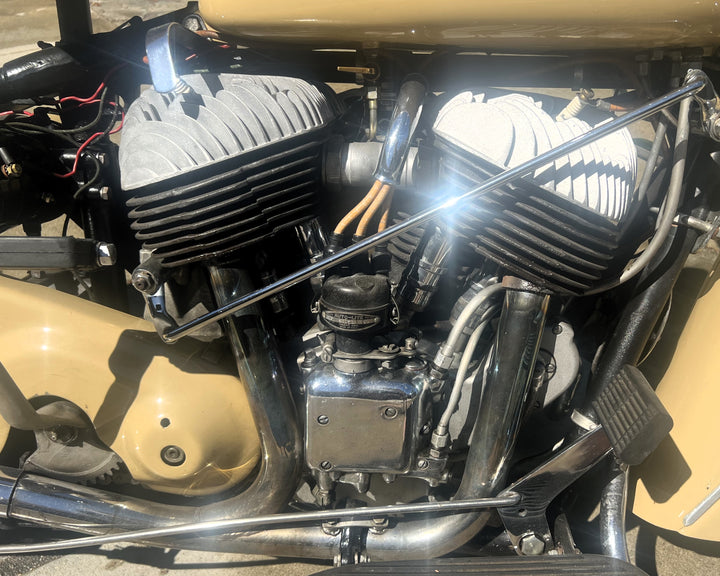 Sold - 1948 Indian Chief 80" Motor and 4 Speed Transmission - Sold