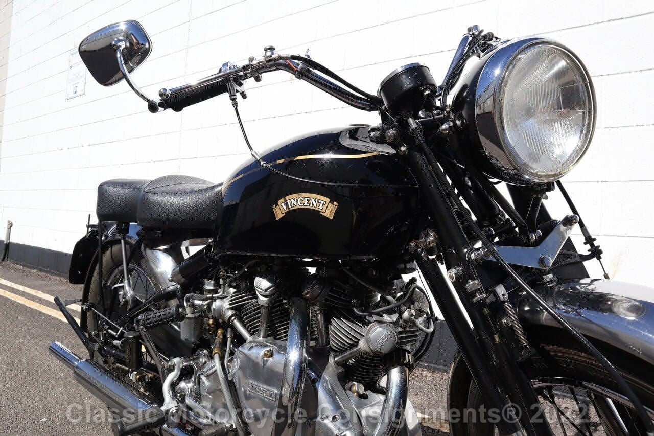 1952 Vincent HRD Rapide Series C – Classic Motorcycle Consignments