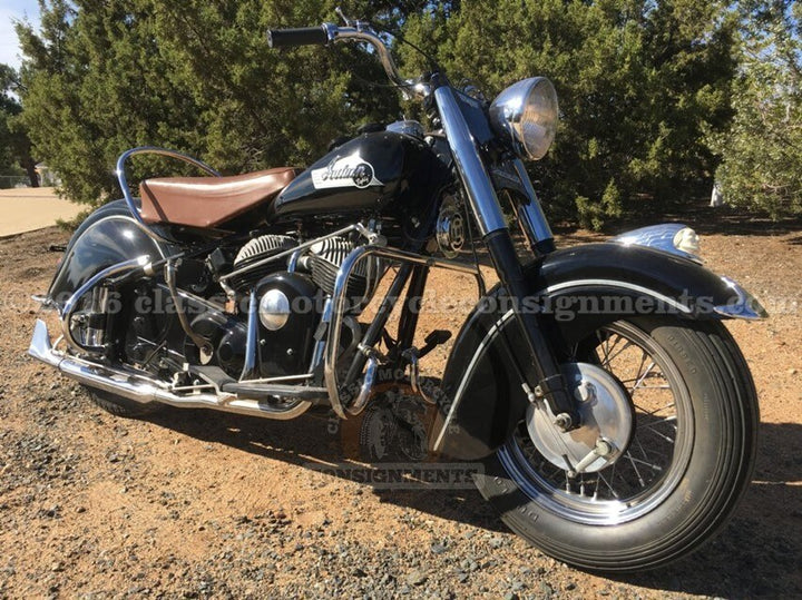 SOLD - 1953 Indian Chief - Built by Bob Stark form New Old Stock Parts - SOLD