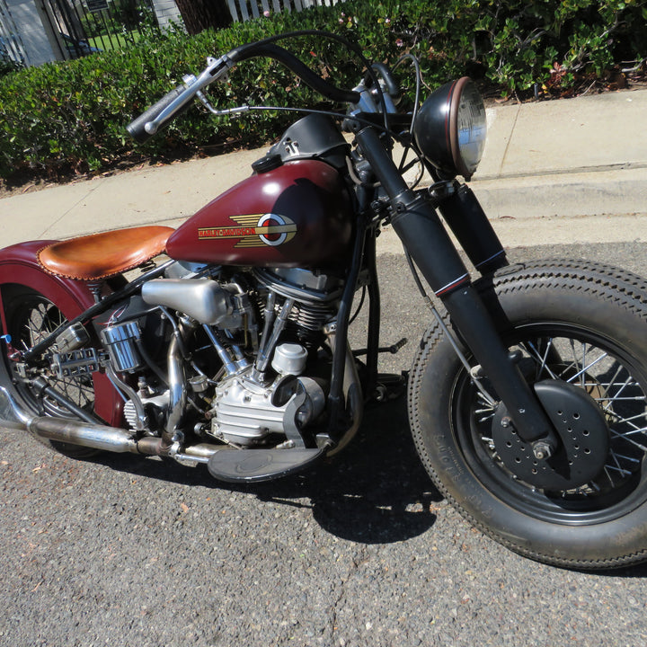 1958 Harley Davidson Panhead Custom Bobber