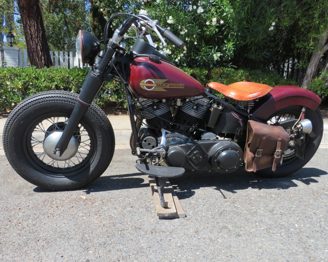 1958 Harley Davidson Panhead Custom Bobber