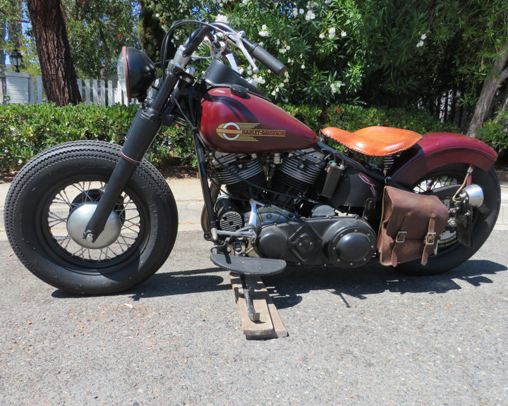 1958 Harley Davidson Panhead Custom Bobber