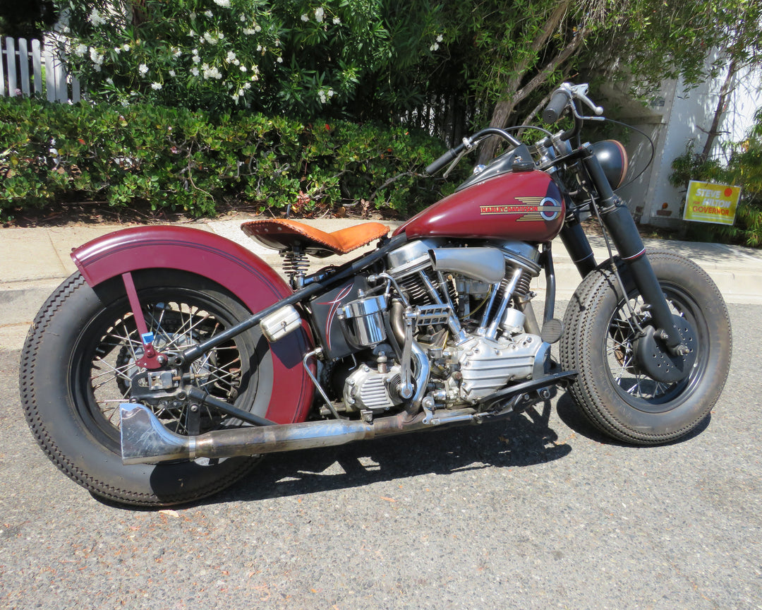 1958 Harley Davidson Panhead Custom Bobber