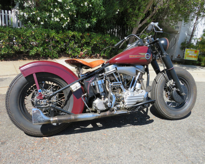 1958 Harley Davidson Panhead Custom Bobber