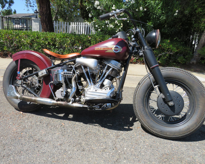 1958 Harley Davidson Panhead Custom Bobber
