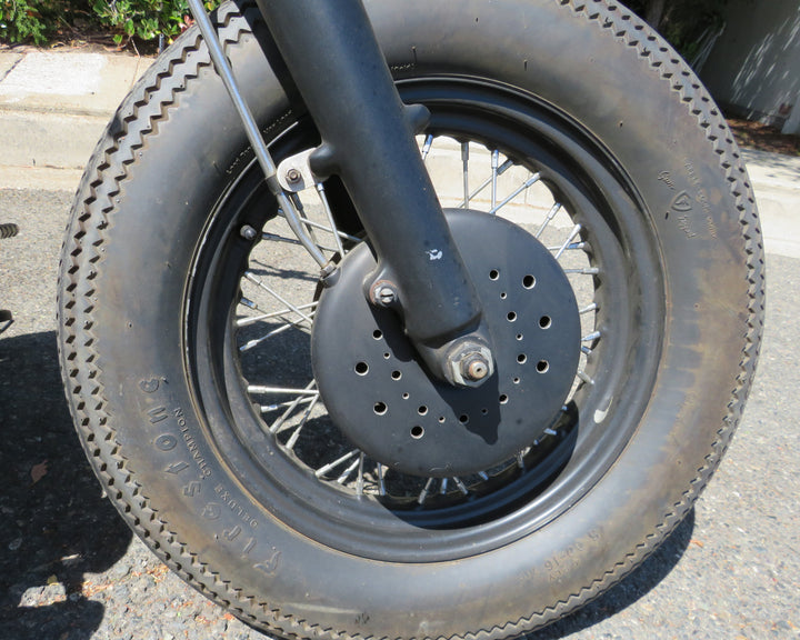 1958 Harley Davidson Panhead Custom Bobber