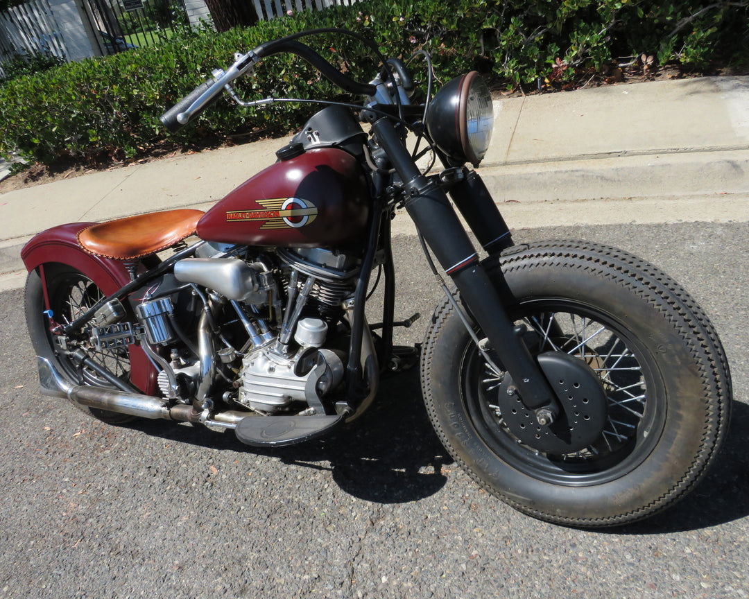 1958 Harley Davidson Panhead Custom Bobber