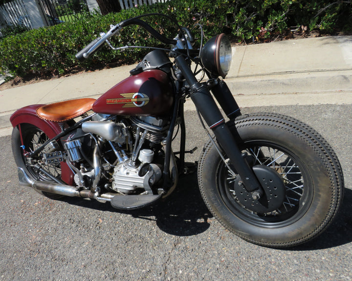 1958 Harley Davidson Panhead Custom Bobber