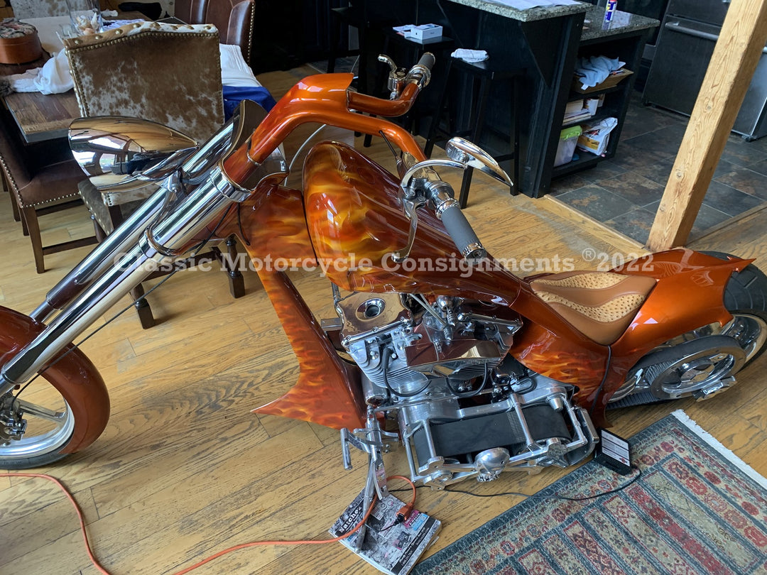 2006 Custom Chopper – Made of Steel – RevTech Motor