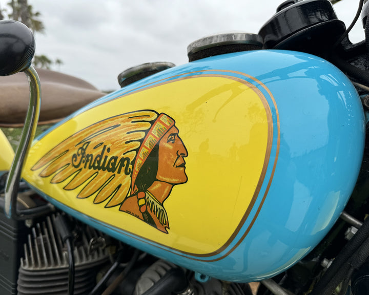 Sold - 1941 Indian 741 JR Scout 500cc - Beautifully Restored - Sold