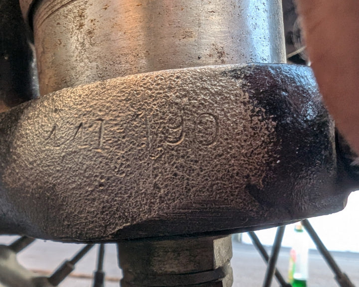 1941 Indian Four Cylinder Motorcycle - Running - Riding