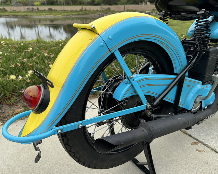 Sold - 1941 Indian 741 JR Scout 500cc - Beautifully Restored - Sold
