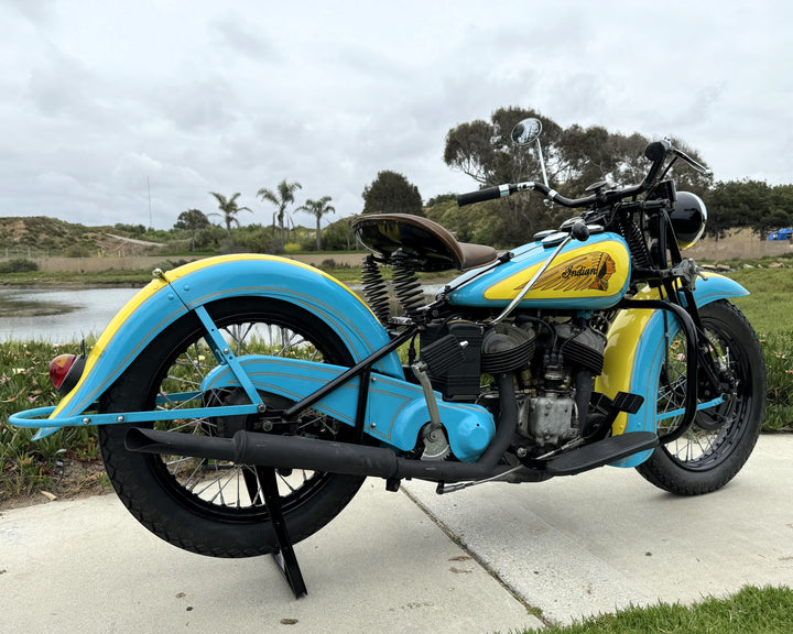 Sold - 1941 Indian 741 JR Scout 500cc - Beautifully Restored - Sold