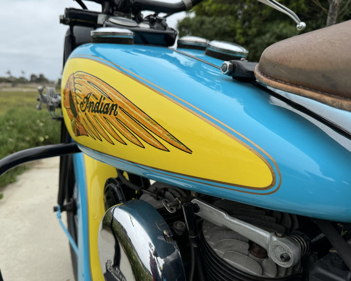 Sold - 1941 Indian 741 JR Scout 500cc - Beautifully Restored - Sold