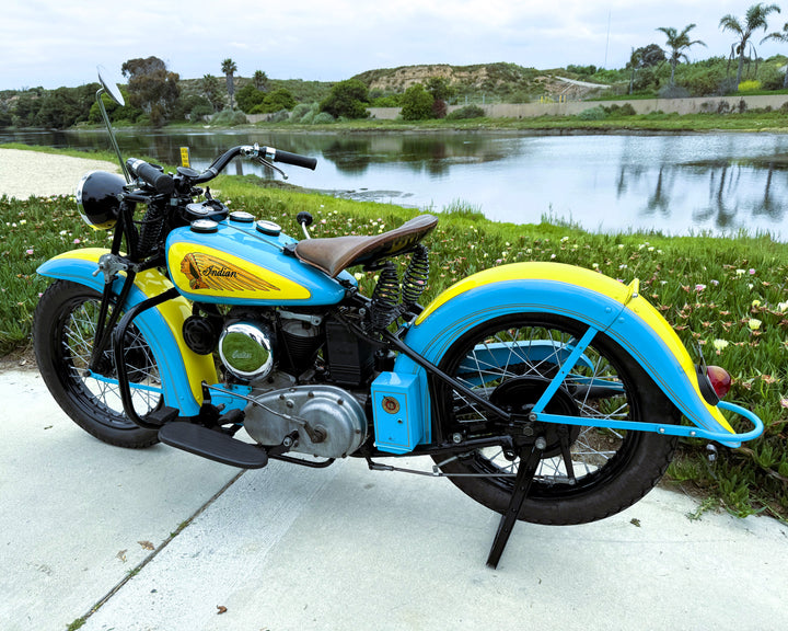 Sold - 1941 Indian 741 JR Scout 500cc - Beautifully Restored - Sold