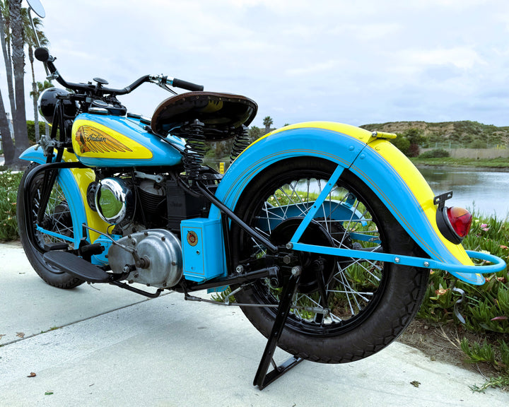 Sold - 1941 Indian 741 JR Scout 500cc - Beautifully Restored - Sold