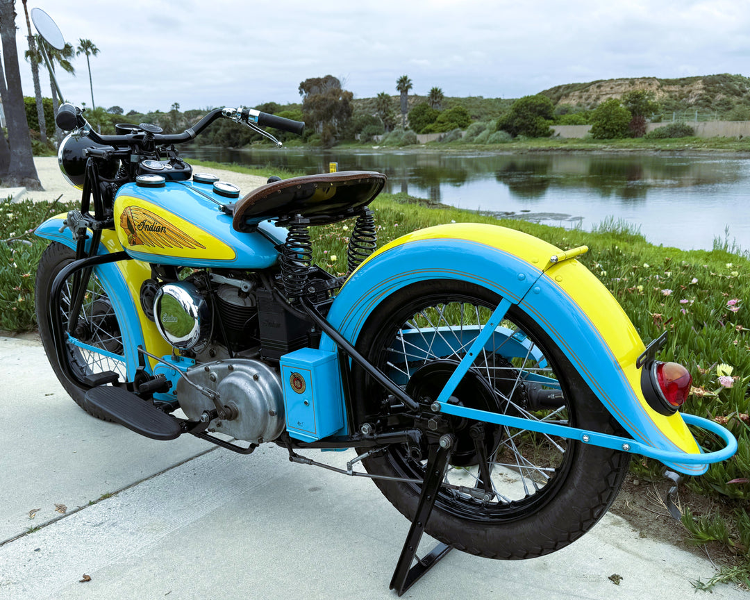 Sold - 1941 Indian 741 JR Scout 500cc - Beautifully Restored - Sold