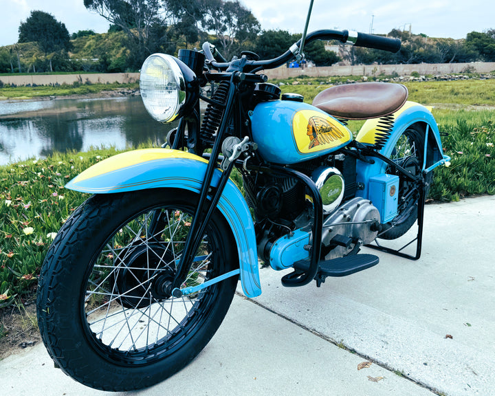 Sold - 1941 Indian 741 JR Scout 500cc - Beautifully Restored - Sold
