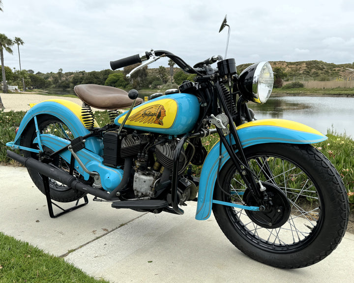 Sold - 1941 Indian 741 JR Scout 500cc - Beautifully Restored - Sold