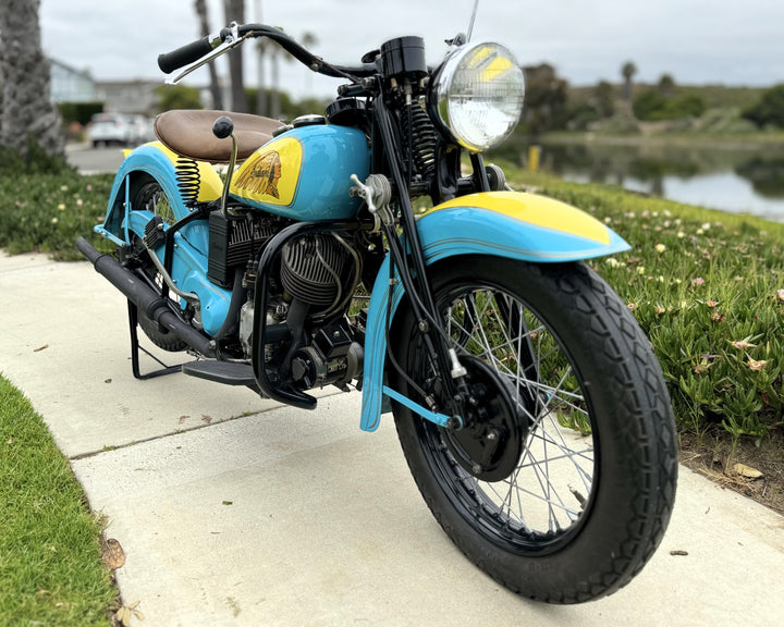 Sold - 1941 Indian 741 JR Scout 500cc - Beautifully Restored - Sold